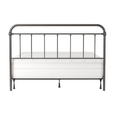 King Kirkland Metal Headboard With Frame Aged Pewter - Hillsdale Furniture 8 King Kirkland Metal Headboard With Frame Aged Pewter - Hillsdale Furniture - Image 6