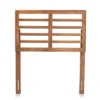 Twin Salome Wood Open Slat Headboard Walnut - Baxton Studio