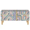 Storage Bench Rainbow Strokes Ochre - Skyline Furniture -Nexera Furniture Store GUEST c6fc806d e3e5 41bf a0fa 68c4714f24c8