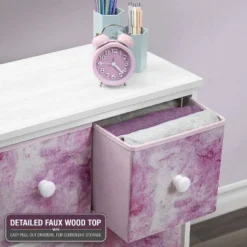 Sorbus Drawer Fabric Dresser For Bedroom Home And Office Pink -Nexera Furniture Store GUEST c71e6ded e238 4f35 9de8 964b4454de60