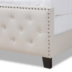 Marion Fabric Upholstered Button Tufted Panel Bed - Baxton Studio -Nexera Furniture Store GUEST c77ef94d 83f5 46a7 944e b246c9626cb7