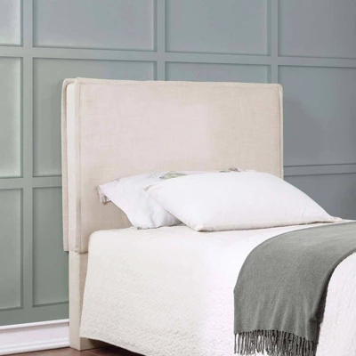 Coaster Twin Izzy Transitional Upholstered Headboard Sand 3 Coaster Twin Izzy Transitional Upholstered Headboard Sand