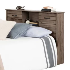 Full Ulysses Kids' Bookcase Headboard With Doors Fall Oak - South Shore: Full Size, Modern, Wood, Brown -Nexera Furniture Store GUEST c9336ee6 03ae 4ea0 ab3b de7002c1b948