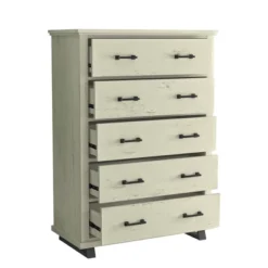 Festivo 2pc Contemporary 9 Drawer Dresser And 38" 5 Drawer Chest Set Saw Cut Off-White: Bedroom Storage With Adult Assembly Required -Nexera Furniture Store GUEST ca5a2c05 7833 4ea7 b602 e43deb0b2ca7
