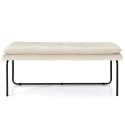 Nano 48" Upholstered Modern Double Layered Cushion Bedroom Bench - The Pop Maison 13 Nano 48" Upholstered Modern Double Layered Cushion Bedroom Bench - The Pop Maison -Nexera Furniture Store GUEST cb2e14fa d47c 4aec aaa2 775c9f05872a