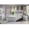 3pc Tenaya Bed With 2 Nightstands Set Silver/Gray - HOMES: Inside + Out -Nexera Furniture Store GUEST cc25be00 41c0 4e26 8432 6dd852cf5c6d