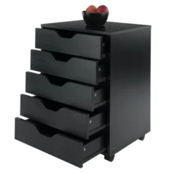 Halifax 5 Drawer Cabinet With Casters Black - Winsome -Nexera Furniture Store GUEST cccba294 f307 4a37 a7bf 4295bcae07d3