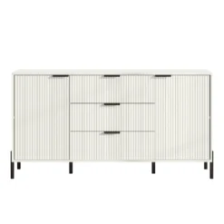 Festivo 5pc Modern Elegance Bedremm Chest And 2 Dressers And 2 Drawer Nightstands Set Off-White -Nexera Furniture Store GUEST cce9f058 7ed2 4f40 bcec b02d68e130a0