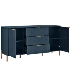 Festivo 3pc Modern Elegance 2 Drawer Nightstands And 3 Drawer Dresser Set Navy 15 Festivo 3pc Modern Elegance 2 Drawer Nightstands And 3 Drawer Dresser Set Navy -Nexera Furniture Store GUEST cd765944 048c 4790 9320 73b46d85399e