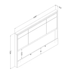 Gravity Headboard - Queen - Gray Maple - South Shore -Nexera Furniture Store GUEST d035b32f 6067 4125 9a88 37ad4d566953