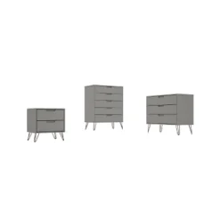 3pc Rockefeller Dresser And Nightstand Set - Manhattan Comfort -Nexera Furniture Store GUEST d071f356 63e3 4dd4 a116 1d82725cc6e6