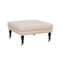 Isabelle Square Tufted Ottoman - Linon 16 Isabelle Square Tufted Ottoman - Linon -Nexera Furniture Store GUEST d2b46ddd 5745 45d1 9a65 900cd839766d