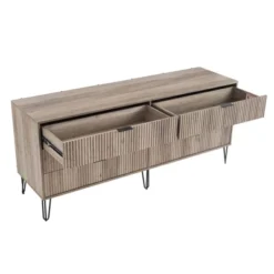 Manhattan Comfort Dumbo 2pc Modern 5 Drawer Dresser And 6 Drawer Double Dresser Set -Nexera Furniture Store GUEST d2fe3550 9710 41fb b2cd 827d2c47f735 1