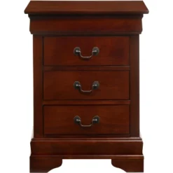 Passion Furniture Louis Philippe 3-Drawer Nightstand (29 In. H X 16 In. W X 21 In. D) 29 Passion Furniture Louis Philippe 3-Drawer Nightstand (29 In. H X 16 In. W X 21 In. D) -Nexera Furniture Store GUEST d5222802 140a 44c6 9938 cb7bcf648356