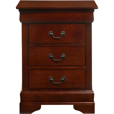 Passion Furniture Louis Philippe 3-Drawer Nightstand (29 In. H X 16 In. W X 21 In. D) 15 Passion Furniture Louis Philippe 3-Drawer Nightstand (29 In. H X 16 In. W X 21 In. D) - Image 13