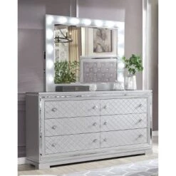 5pc Tenaya Bedroom Set Silver/Gray - HOMES: Inside + Out -Nexera Furniture Store GUEST d5658523 ad0c 4c96 8433 5d817427b8c3