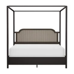 Melanie Wood And Metal Canopy Bed Oiled Bronze - Hillsdale Furniture -Nexera Furniture Store GUEST d601ab96 313b 4d93 a80c a83ab53d0c15