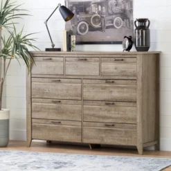 Lionel 9 Drawer Double Dresser - South Shore