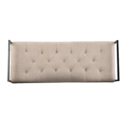 Tedges Upholstered Bench Beige/Gray - Aiden Lane -Nexera Furniture Store GUEST d6a13e19 ce76 4143 8e85 1c0d06a957c6