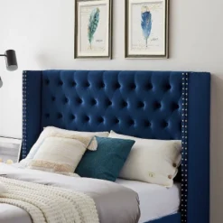Button-Tufted Platform Bed With One Nightstand - ModernLuxe -Nexera Furniture Store GUEST d6e4620a 369f 4e00 8a87 c0052d306e47
