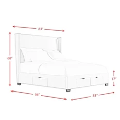 Fiona Upholstered Bed - Picket House Furnishings -Nexera Furniture Store GUEST d9208031 8ce2 4833 8bf3 745c75d48730