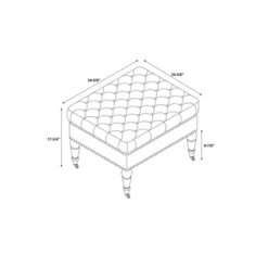 Isabelle Square Tufted Ottoman - Linon 15 Isabelle Square Tufted Ottoman - Linon -Nexera Furniture Store GUEST d982a141 75cf 4533 83f6 c1bc2277df40