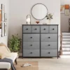 REAHOME 10 Drawer Steel Frame Bedroom Storage Organizer Chest Dresser With Waterproof Top, Adjustable Feet, And Wall Safety Attachment, Light Grey 2 REAHOME 10 Drawer Steel Frame Bedroom Storage Organizer Chest Dresser With Waterproof Top, Adjustable Feet, And Wall Safety Attachment, Light Grey -Nexera Furniture Store GUEST d9adcbda d43d 4cb3 ba3d c24cc2bcf20f