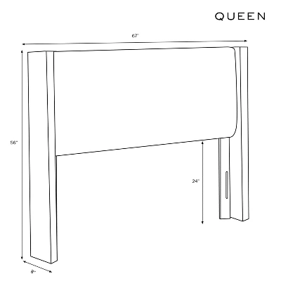 Nail Button Tufted Wingback Headboard - Skyline Furniture 5 Nail Button Tufted Wingback Headboard - Skyline Furniture - Image 3