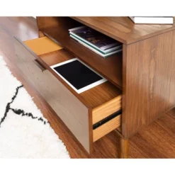 Reid 1 Drawer Nightstand Walnut - Linon -Nexera Furniture Store GUEST da548ddd 5b77 41d2 8560 9e113da69fe7