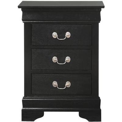 Passion Furniture Louis Philippe 3-Drawer Nightstand (29 In. H X 16 In. W X 21 In. D) 11 Passion Furniture Louis Philippe 3-Drawer Nightstand (29 In. H X 16 In. W X 21 In. D) - Image 9