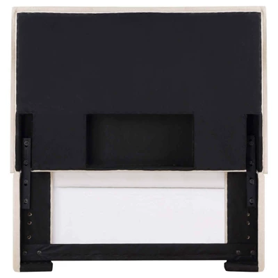 Coaster Twin Izzy Transitional Upholstered Headboard Sand 6 Coaster Twin Izzy Transitional Upholstered Headboard Sand - Image 4