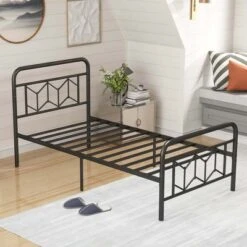 Costway Twin/Full/Queen/King Size Bed Frame Mattress Foundation With Headboard 12.5" Under-bed Storage Black 23 Costway Twin/Full/Queen/King Size Bed Frame Mattress Foundation With Headboard 12.5" Under-bed Storage Black -Nexera Furniture Store GUEST dc82c330 44cc 457a 84b5 07c6202605a8