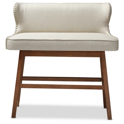 Gradisca Modern And Contemporary Fabric Button Tufted Upholstered Bar Bench Banquette - Baxton Studio 3 Gradisca Modern And Contemporary Fabric Button Tufted Upholstered Bar Bench Banquette - Baxton Studio