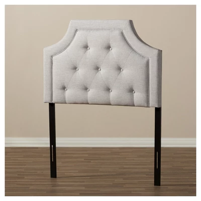 Mars Modern And Contemporary Fabric Headboard Gray - Baxton Studio 5 Mars Modern And Contemporary Fabric Headboard Gray - Baxton Studio - Image 3