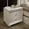 3pc Fosset Bedroom Set With 2 Nightstands Pearl White - HOMES: Inside + Out -Nexera Furniture Store GUEST dfde4773 1998 4c12 8f46 042a669b9f5a