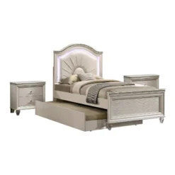 3pc Fosset Bedroom Set With 2 Nightstands Pearl White - HOMES: Inside + Out -Nexera Furniture Store GUEST e22e2055 fa25 401d b6db 0f41b831c4cc