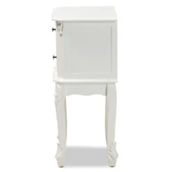2 Drawer Sophia Wood Nightstand White - Baxton Studio -Nexera Furniture Store GUEST e3695937 e082 4ea1 976b b136a563c603