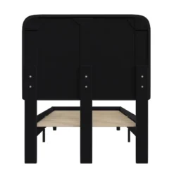 Platform Bed With Headboard And Fabric Upholstered Frame 14 Wooden Slats - Merrick Lane -Nexera Furniture Store GUEST e3d03396 7460 466e b5b6 4e745dd8e704