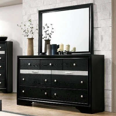 2pc Whether By Nightstand And Dresser Set Black - MiBasics 6 2pc Whether By Nightstand And Dresser Set Black - MiBasics - Image 4