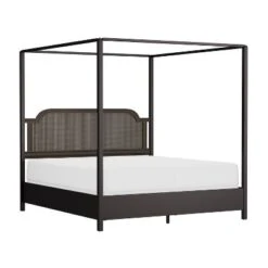 Melanie Wood And Metal Canopy Bed Oiled Bronze - Hillsdale Furniture -Nexera Furniture Store GUEST e43862d8 1439 41af a3e8 b16753208299
