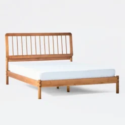 Saracina Home Queen MidCentury Modern Solid Wood Bed With Framed Spindle Headboard 26 Saracina Home Queen MidCentury Modern Solid Wood Bed With Framed Spindle Headboard -Nexera Furniture Store GUEST e56b71d4 adbc 4bb6 89a2 3a27d1951728