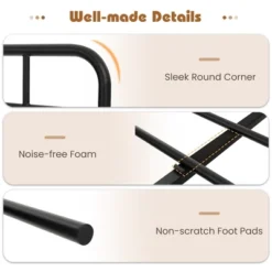 Costway Metal Platform Bed Frame Industrial Headboard Mattress Foundation -Nexera Furniture Store GUEST e9bbb161 1f80 4eb2 a1c9 cc77c4856459