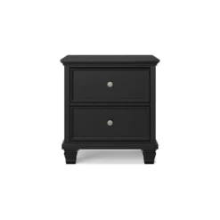 Signature Design By Ashley Lanolee Classic 2 Drawer Nightstand For Bedroom, Black -Nexera Furniture Store GUEST ea10bb81 bf84 4b77 a831 779e1c60653f