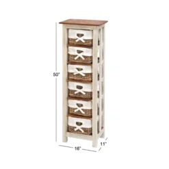 Farmhouse Mahogany Rectangular Storage Unit White - Olivia & May -Nexera Furniture Store GUEST eb4d9c6c b8ec 4ec9 9dcc 2753788bfe88