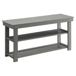 Oxford Utility Mudroom Bench With Shelves - Breighton Home -Nexera Furniture Store GUEST eb597174 8c77 47ea bbed 5c63a5194209