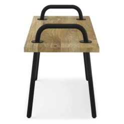 Sera Small Entryway Bench Natural - WyndenHall -Nexera Furniture Store GUEST eb61a380 1be5 4d38 97d2 3099554dd64c