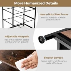 Costway 3 Drawer Dresser W/Top Shelf Storage Tower Cabinet For Bedroom Hallway Nursery -Nexera Furniture Store GUEST ec92e68f ae45 485c 985a 16eae8f580b2