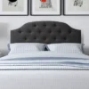 Calera Tufted Fabric Headboard - CorLiving