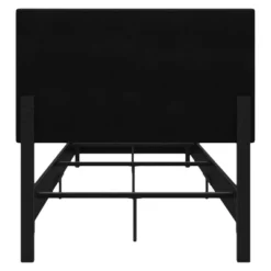 Twin Janford Upholstered Bed Black Faux Leather - Room & Joy 16 Twin Janford Upholstered Bed Black Faux Leather - Room & Joy -Nexera Furniture Store GUEST eed78db5 922c 433b b27b a3a6b22ae9dc