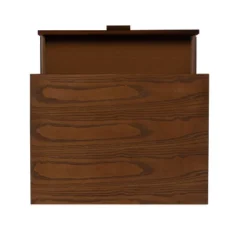 Reid 1 Drawer Nightstand Walnut - Linon -Nexera Furniture Store GUEST ef28fee6 001d 4dc9 8671 868bf81ef527